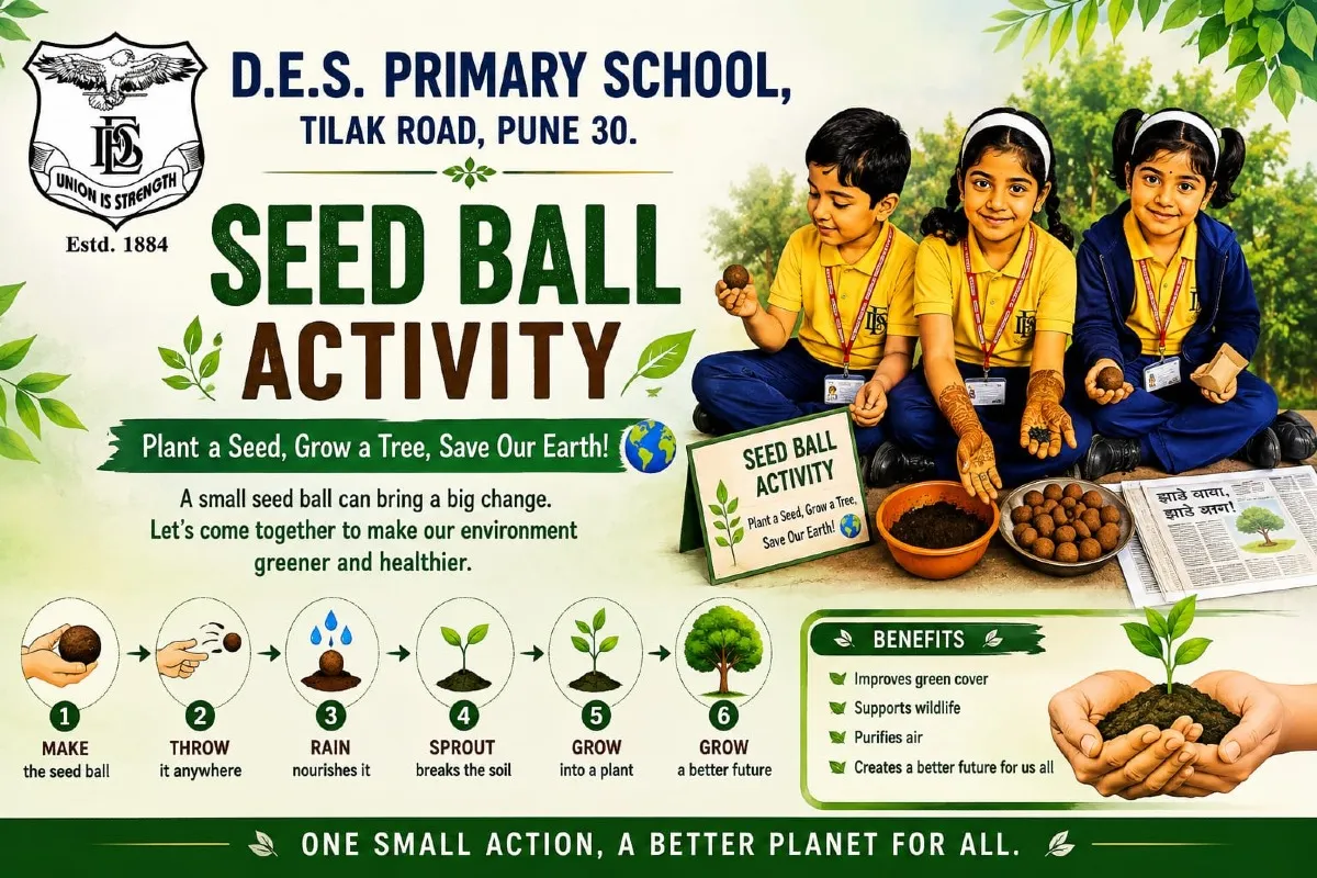 SEED BALL MAKING ACTIVITY BY STD 3