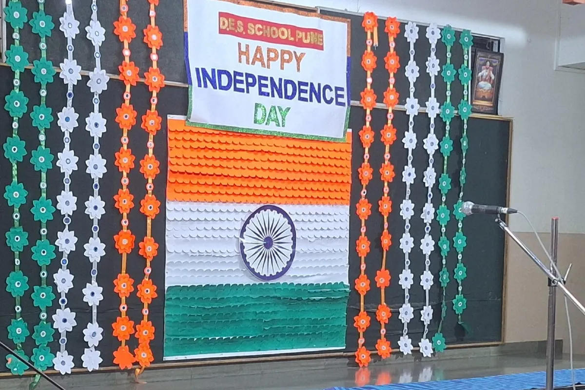 Independence Day Celebration at D.E.S. School.